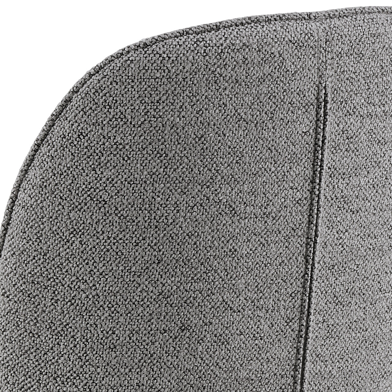 Scaun Cindy, Actona, 49x56x89 cm, tesatura Boucle/lemn de stejar, gri