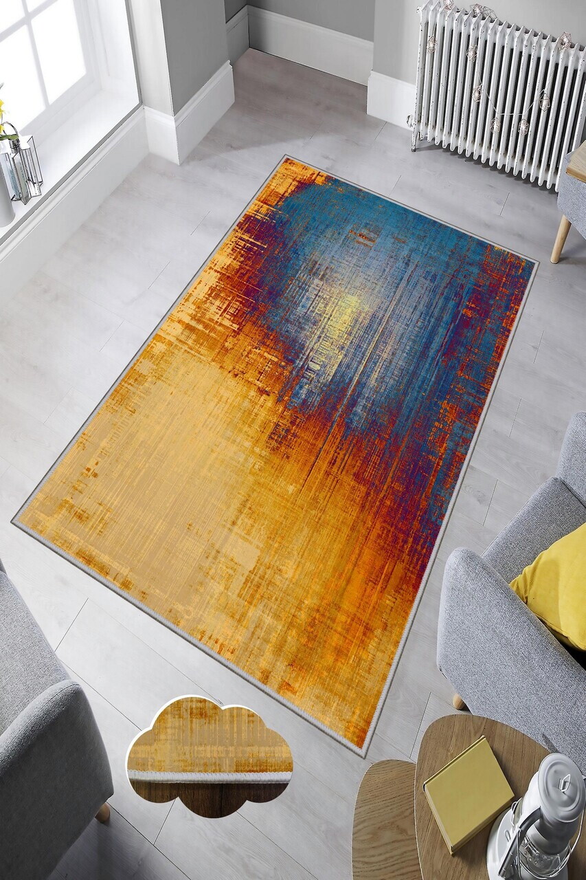Covor Hmnt75 100x150 cm Poliester Multicolor