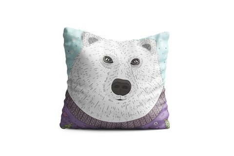 Perna decorativa carl, oyo kids, 43x43 cm, poliester, multicolor