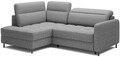 Coltar extensibil stanga 3 locuri ELTAP, LT-03MAN, Barea, 208x160x100 cm, lemn/poliester, gri