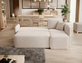 Coltar extensibil dreapta 3 locuri ELTAP, Hadson, 206x150x89 cm, lemn/poliester, bej deschis