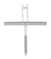 Racleta cu carlig, Wenko, Cave, 21.5 x 26 cm, inox/silicon