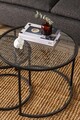 Masuta de cafea, Caliente, Tokyo 60, Negru / Fume