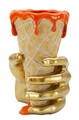 Figurina /sculptura decorativa Glaze Flower Cone, Mauro Ferretti, 18x16x26 cm, polirasina, multicolor