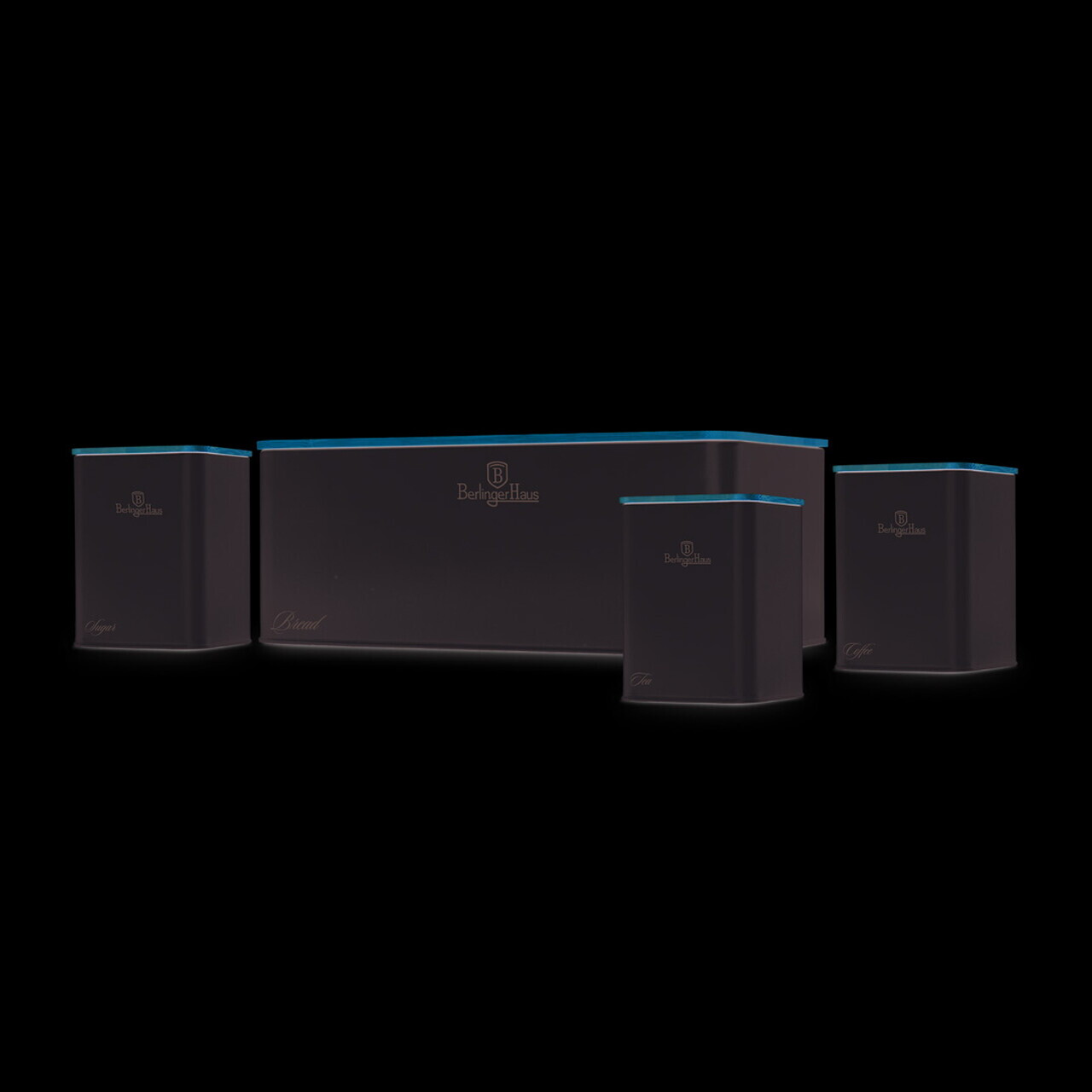 Set cutie pentru paine si 3 recipiente Berlinger Haus, Sahara, 33x18x12 cm, otel carbon, crem mat/natur - imagine 4