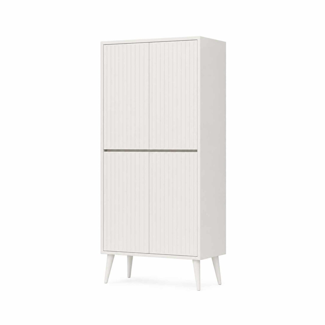 Dulap pentru bucatarie, Hanah Home, Capella, 69x158x32 cm, MDF, Alb - view 5