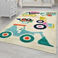 Covor copii Angela, Decorino, 100x150 cm, polipropilena, multicolor