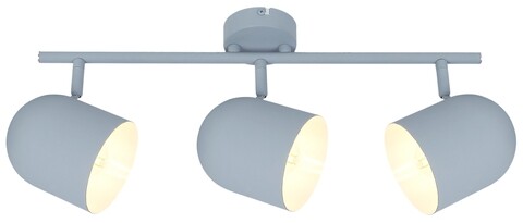 Poza Lustra Azuro, Candellux, 55 x 18 cm, 3 x E27, 40W, gri mat