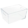 Cos pentru depozitare Clarity, iDesign, 30.5x20.5x15.2 cm, transparent