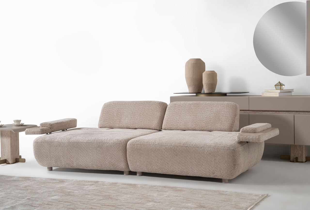 Canapea 3 locuri, Atelier del Sofa, 345DRX1101, Bej - view 3