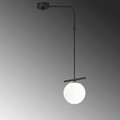 Lustra, Opviq, 892OPV1614, Metal, Alb/Negru