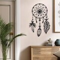 Decoratiune de perete, DCV-1020-MT, Dimensiune: 50 x 38 cm, Negru