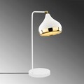 Lampa de masa, Opviq, 892OPV1143, Metal, Alb/Auriu