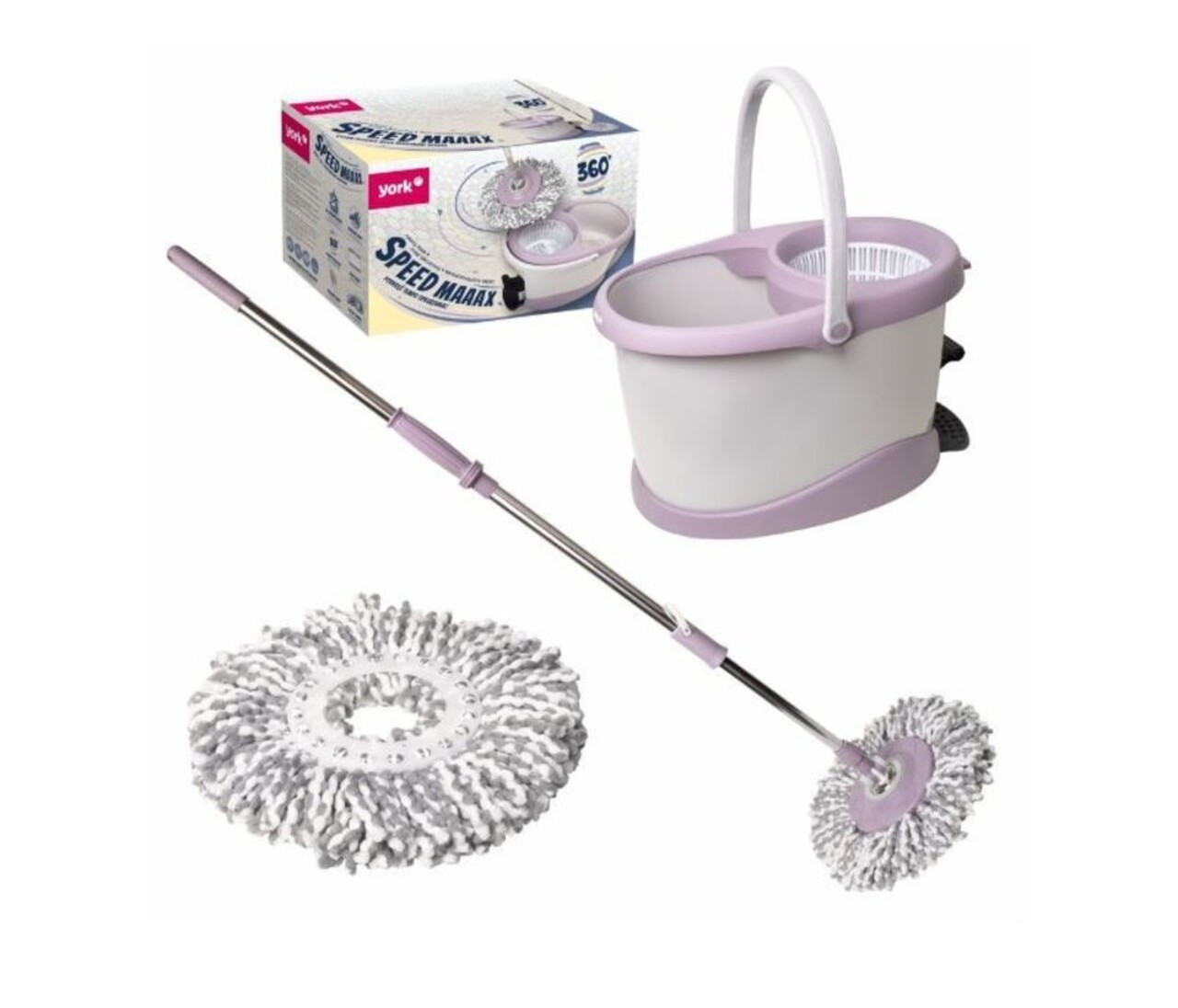 Set cu mop rotativ Speed Max, York