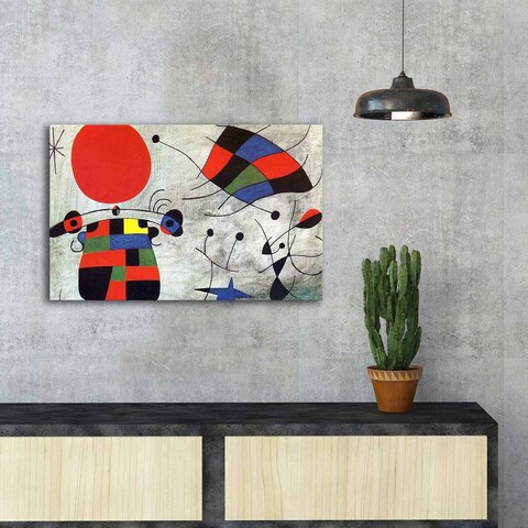 Tablou decorativ, famousart-078, canvas, dimensiune: 45 x 70 cm, multicolor