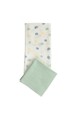 Set prosoape pentru bebeluși, JR Mori, M000008120, Bumbac, Verde