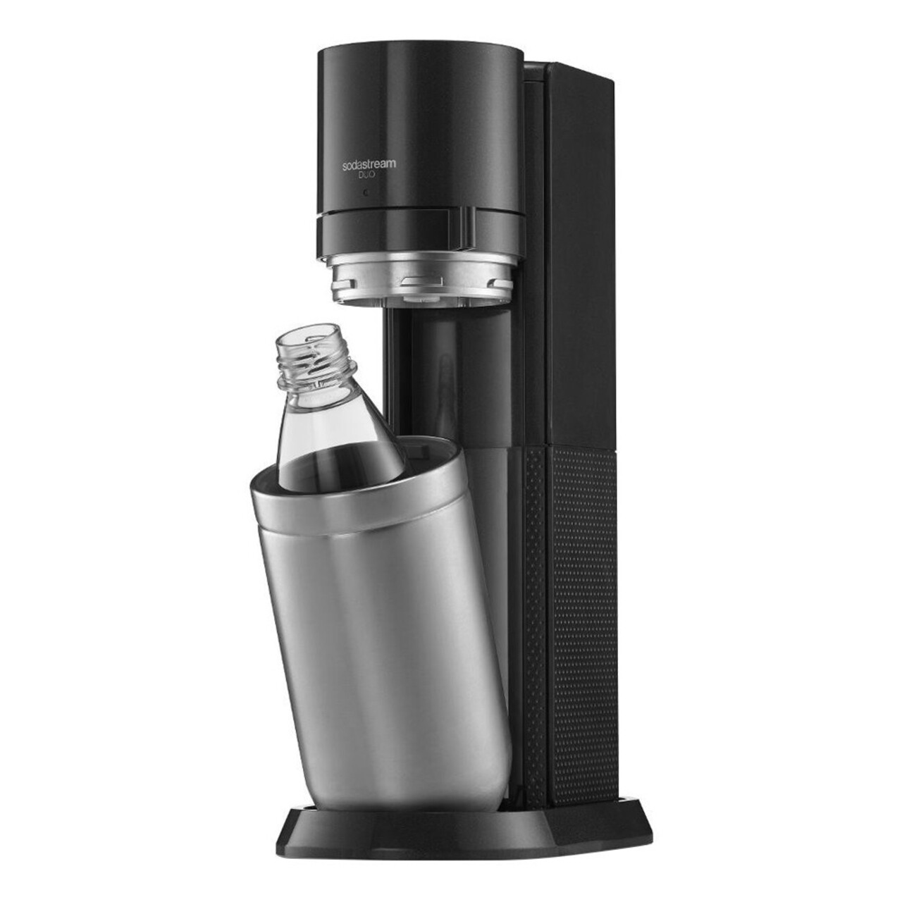 Aparat sifon Duo, cu 2 sticle incluse, Negru Metalic - SodaStream - imagine 5