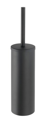 Perie pentru toaleta cu suport de prindere Bosio, Wenko Power-Loc®, 40.5 x 13 x 9 cm, inox, negru mezoni.ro