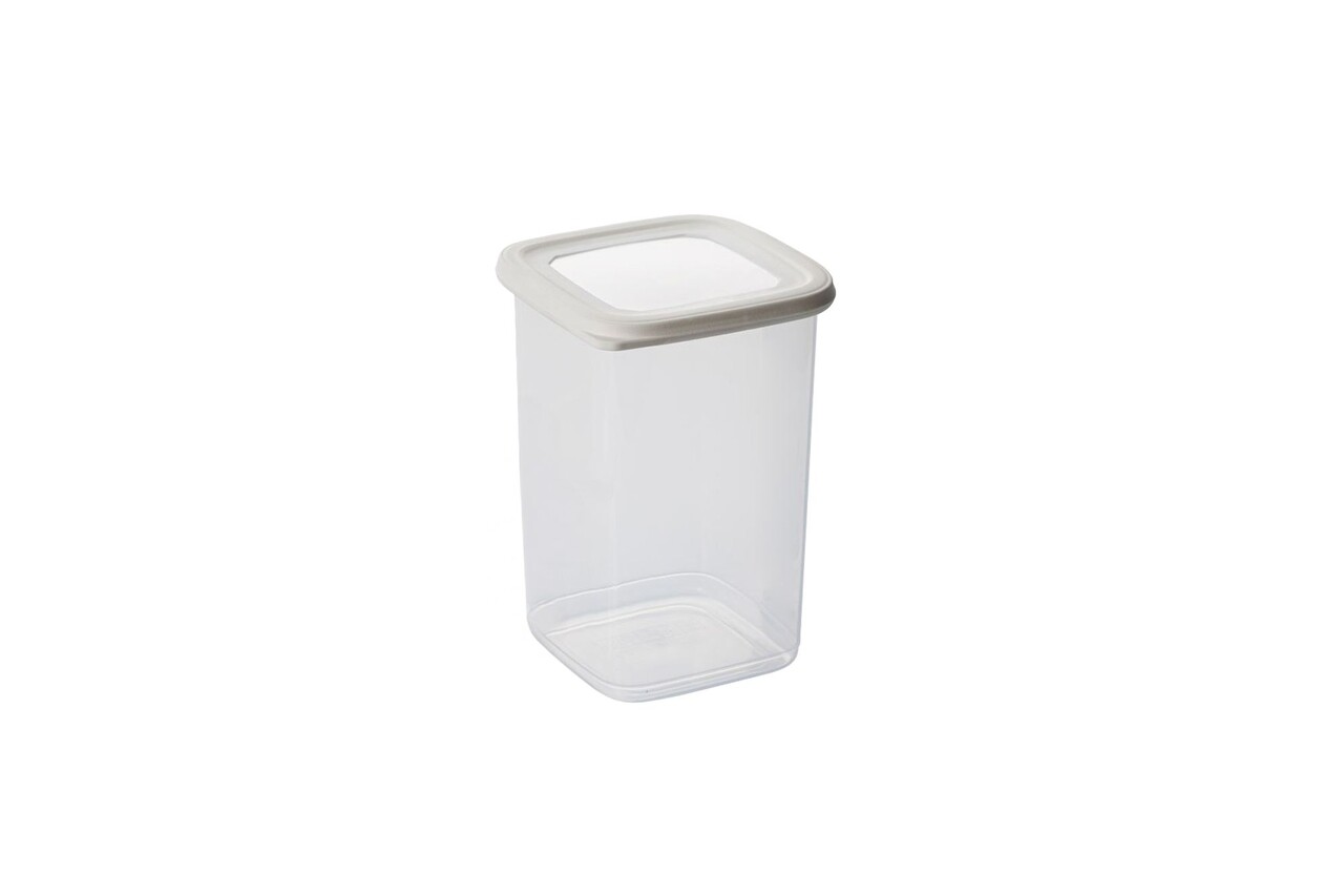 Set recipiente depozitare, Hermia, 964FRM5390, Dimensiune: 10 x 10 x 16,5 cm / 1200 ml (5 bucăți), Alb - imagine 7