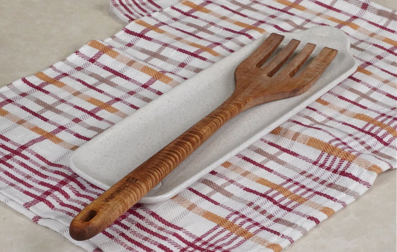Furculita, lemn de acacia, 35 cm - Zokura - imagine 3