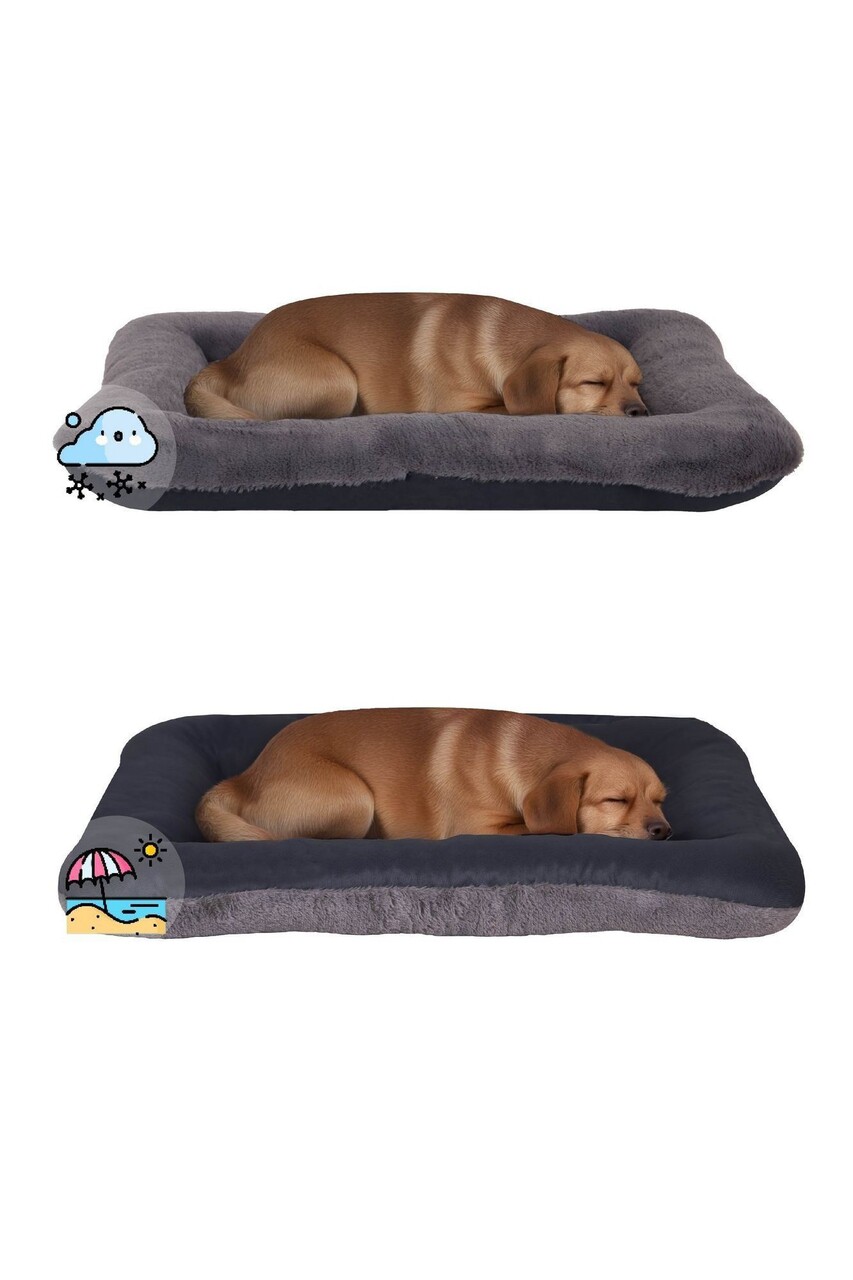 Pat pentru animale de companie, Paws &amp; Whiskers, Sally Dog 95 x 115, Material exterior: 100% poliester, Antracit - view 3