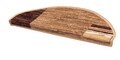 Covor scari Phoenix Semirotund, Decorino, 23x64 cm, poliamida, bej