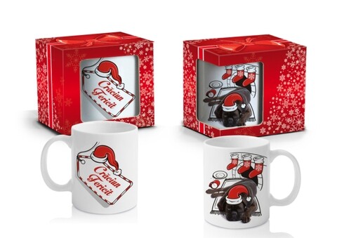 Cana Christmas V2, 300 ml, portelan