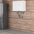 Dulap pentru bucatarie, Hanah Home, Minar, 90x72x37 cm, Alb