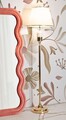 Lampadar Gipsy, Mauro Ferretti, 1 x E27, 40W, 40x160 cm, fier, auriu/alb