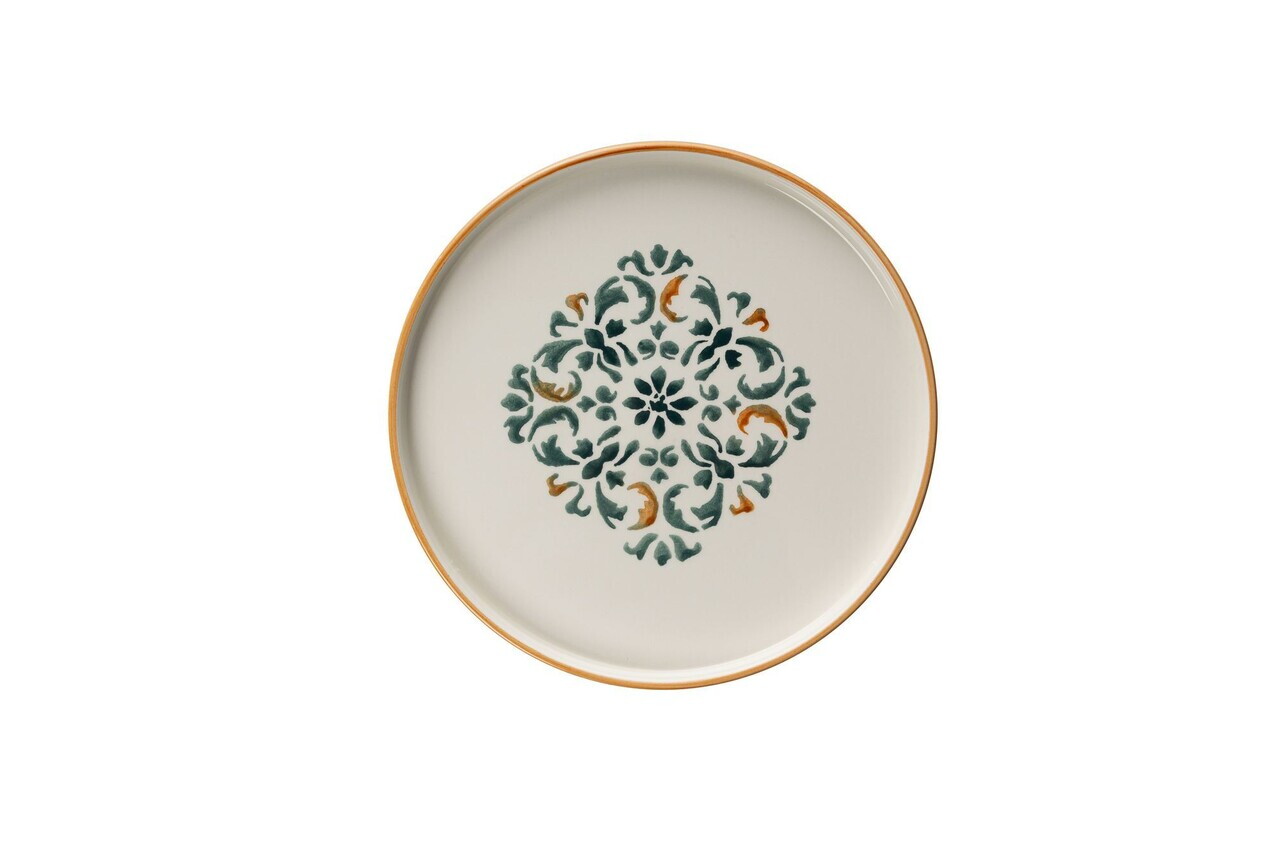 Set de mic dejun, Hermia, 430KSV1365, Ceramica, Platou: 25 x 11 x 3,5 cm (2 bucăți), Multicolor - view 2