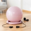 Minge pentru yoga, inel de stabilitate si benzi elastice de rezistenta, Ashtanball, InnovaGoods Fitness