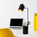 Lampa de masa, Pot - 11491, Fulgor, 12 x 27 x 67 cm, 1 x E14, 40W, negru