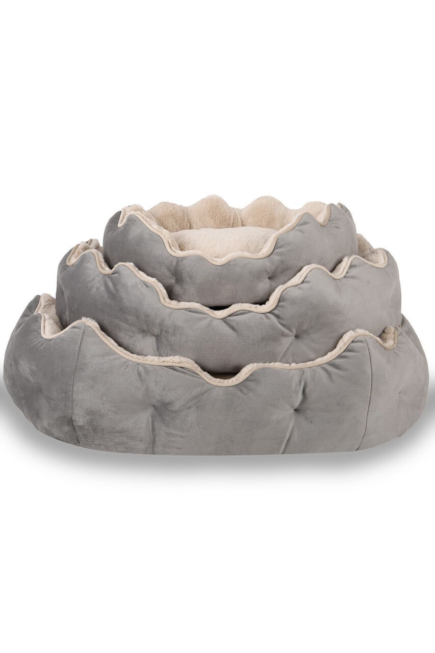 Pat pentru animale de companie, Paws &amp; Whiskers, Elsa Dog S, Material exterior: 100% poliester, Gri / Bej - view 2