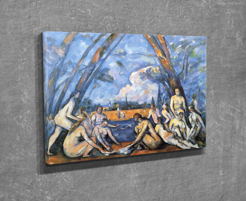 Tablou decorativ, dc246, canvas, lemn, multicolor