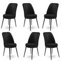 Set de scaune, Charlotte, Dexa, Metal, Negru