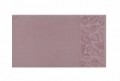 Set 2 prosoape de maini 50x90 cm, 100% bumbac, Saheser, Kısmi Kadife Yaprak  Dusty Rose, roz prafuit