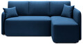 Coltar extensibil dreapta 3 locuri ELTAP, Hadson, 206x150x89 cm, lemn/poliester, albastru inchis