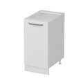 Dulap pentru bucatarie, Hanah Home, Minar, 40x87x58 cm, Alb