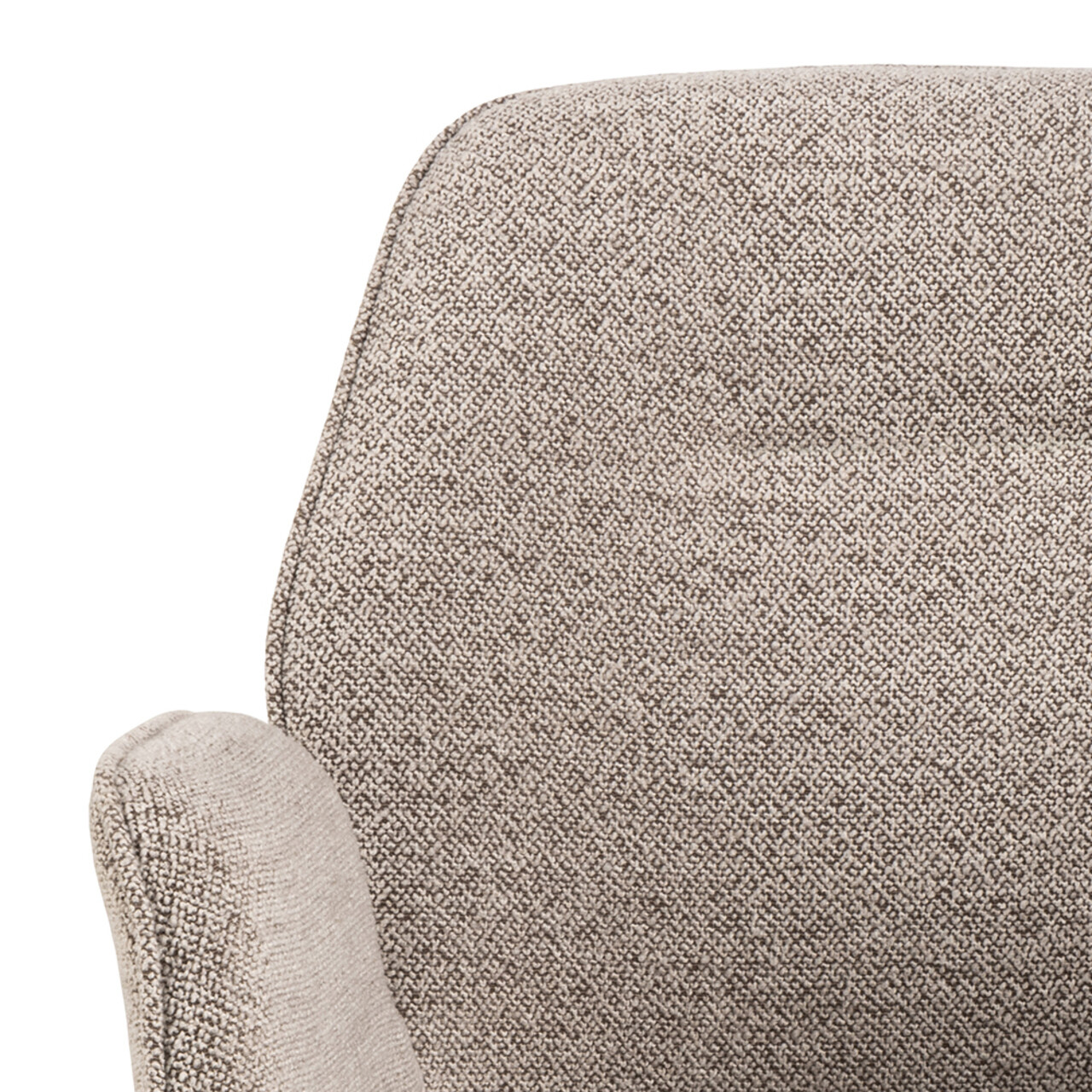 Scaun Aura, Actona, 62x61x90 cm, rotativ, tesatura Boucle/otel, bej - view 8