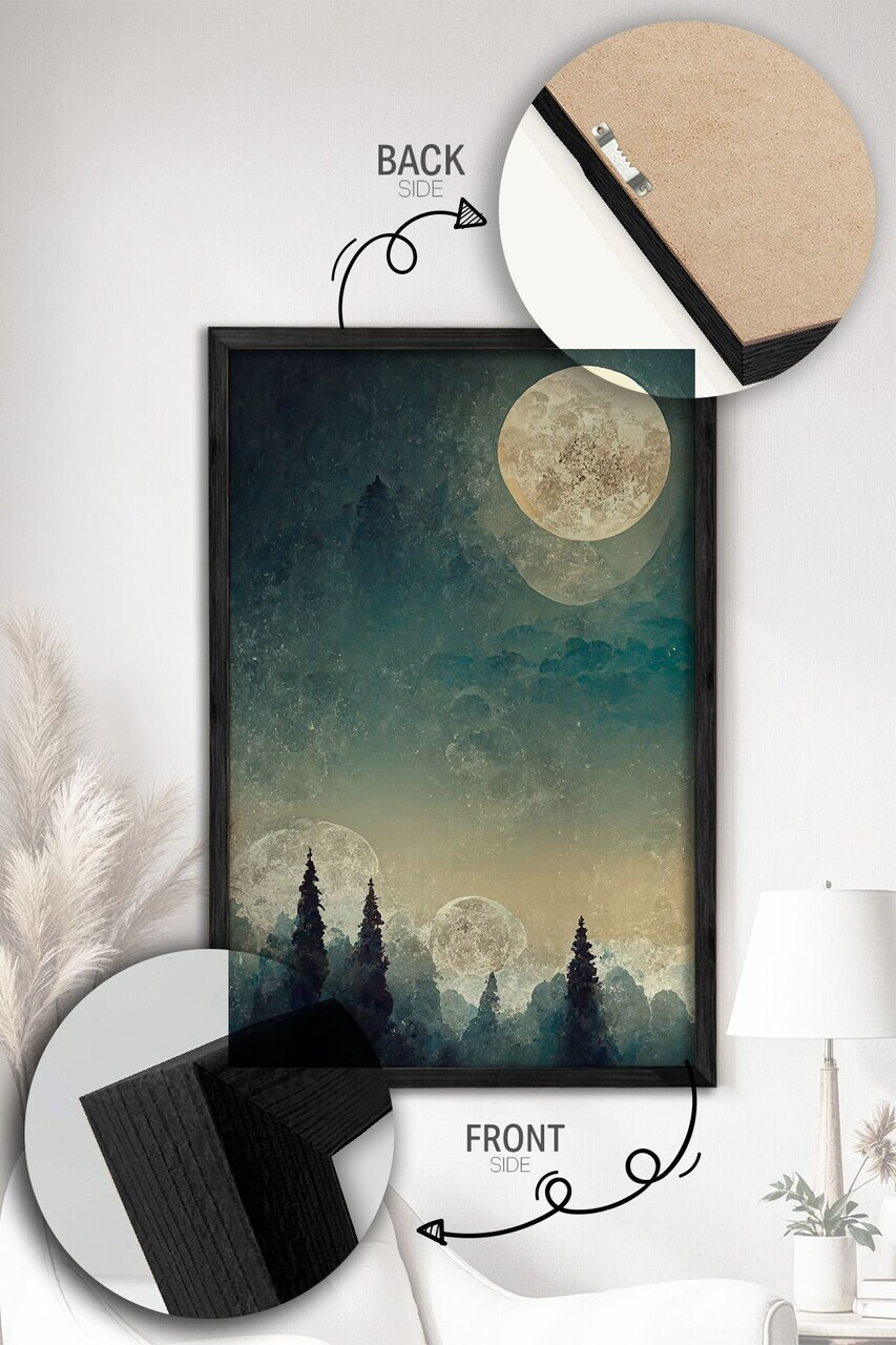 Tablou decorativ, Artnewclsyh81-3348, Lemn masiv, MDF, Multicolor - view 4