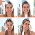Aparat de curatare faciala cu ultrasunete 4-in-1 Falnik, InnovaGoods, USB, alb/albastru