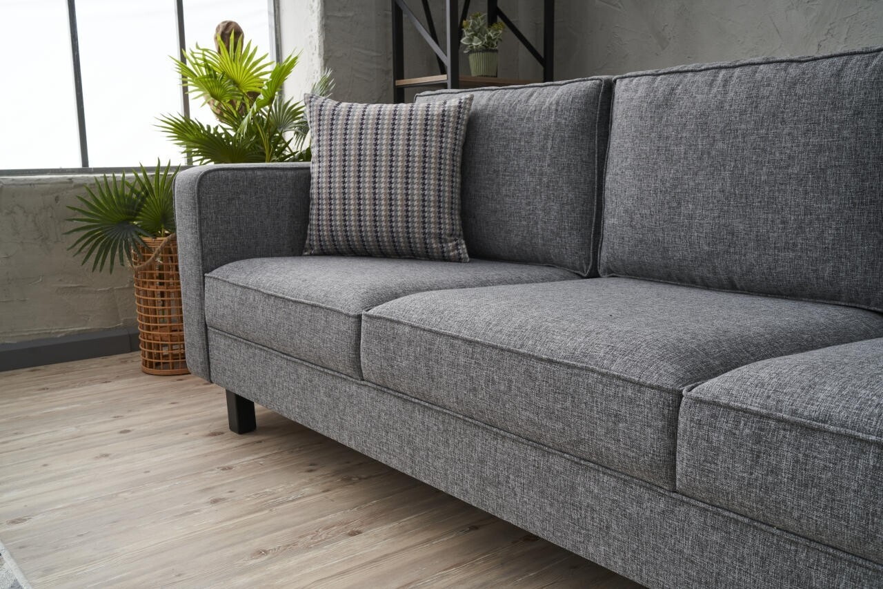 Canapea 3 locuri, Atelier del Sofa, 613LFS1184, Gri — imaginea 3