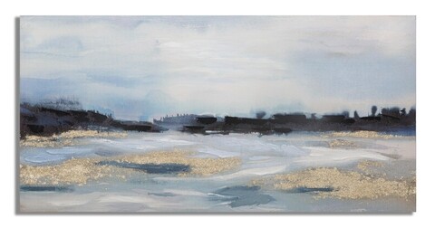 Tablou decorativ sky, mauro ferretti, 120x60 cm, canvas pictat manual, multicolor