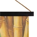 Decoratiune de perete Plants, Creaciones Meng, in/brad chinezesc, 55x75 cm