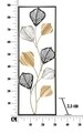 Decoratiune de perete Tex, Mauro Ferretti, 30.5 x 88.5 cm, fier, multicolor