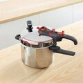 Oala sub presiune, Tefal, Secure Chrono P2594401, 8 L, 2 programe de gatire, aluminiu, argintiu