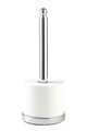 Suport hartie igienica, Wenko, Viterbo, 14 x 35 x 14 cm, inox