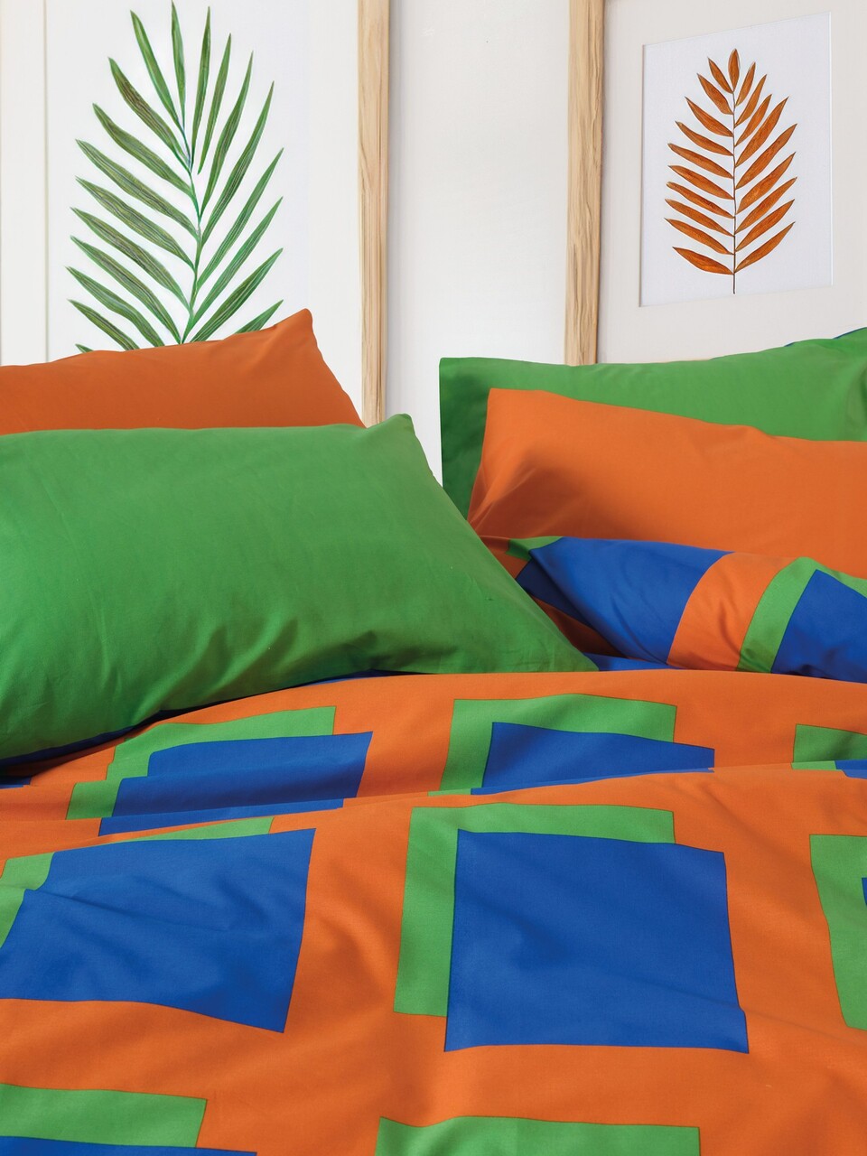 Lenjerie de pat pentru o persoana, Venus - Blue, Cozy Home, Bumbac Ranforce