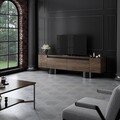 Comoda TV, Hanah Home, Bohem, 180x50x30 cm, PAL, Nuc / Negru