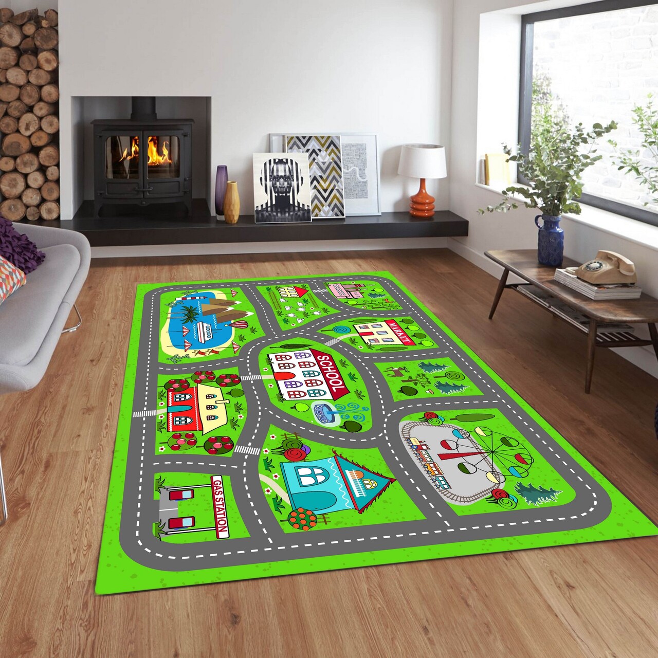 Covor (100 x 180), Cgkids4, 100x180 cm, Multicolor - view 2